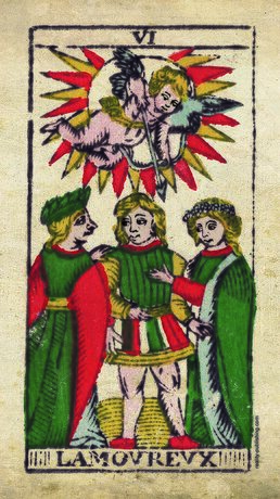 Марсельское Таро: карта L'Amoureux (Влюблённые)